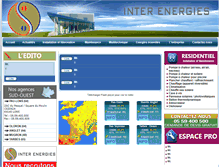 Tablet Screenshot of inter-energies.fr